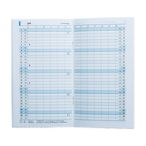 Leporello-Planer, geheftet, pro Monat 2 Seiten